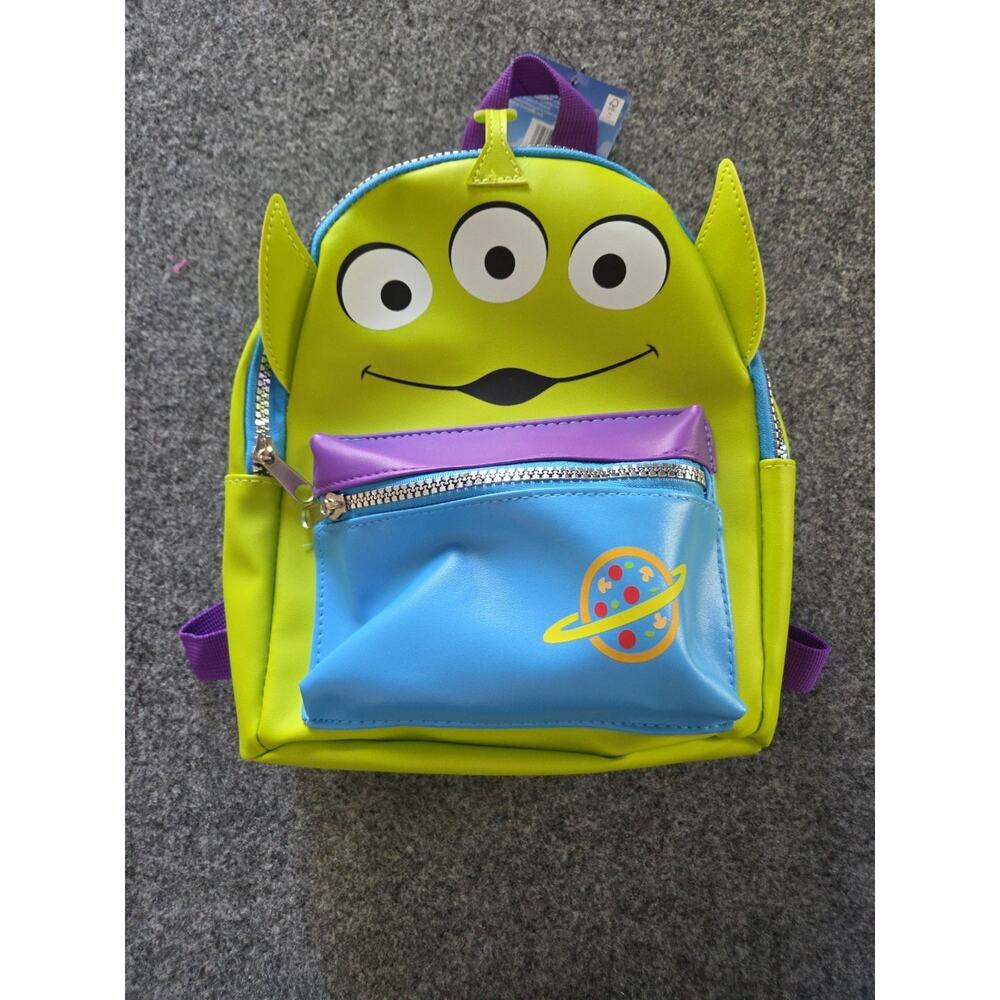 Licensed Disney Toy Story Alien Pizza Planet Mini Backpack Purse Tote NWT